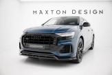 Maxton Design spoiler predného nárazníka AUDI Q8 - čierny lesklý