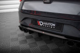 Maxton Design spoiler zadného nárazníka SEAT Leon 4 FR ST s čiernou imitáciou koncoviek výfuku