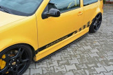 Maxton Design bočné prahové lišty VW Golf IV R32 - čierny lesklý