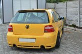 Maxton Design stredový spoiler zadného nárazníka VW Golf IV R32 - čierny lesklý