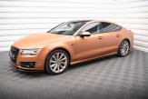 Maxton Design bočné prahové lišty AUDI A7 S-Line / S7 C7 pred FL Ver.3 - čierny lesklý