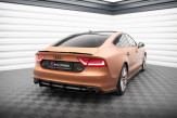 Maxton Design difúzor zadného nárazníka Street Pro AUDI A7 S-Line pred FL - červený