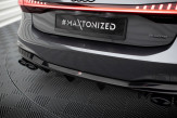 Maxton Design spoiler zadného nárazníka AUDI A7 S-Line / S7 C8 s čiernou imitáciou koncoviek výfuku