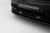 Maxton Design spoiler predného nárazníka ŠKODA Kamiq Monte Carlo po FL Ver.1 - čierny lesklý