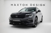 Maxton Design spoiler predného nárazníka ŠKODA Kamiq Monte Carlo po FL Ver.1 - čierny lesklý