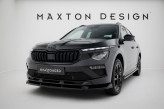 Maxton Design spoiler predného nárazníka ŠKODA Kamiq Monte Carlo po FL Ver.2 - čierny lesklý