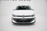 Maxton Design spoiler predného nárazníka VW Passat B9 Ver.2 - čierny lesklý