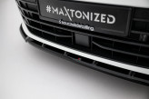 Maxton Design spoiler predného nárazníka VW Passat B9 Ver.2 - čierny lesklý