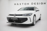 Maxton Design spoiler predného nárazníka VW Passat B9 Ver.1 - čierny lesklý