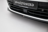 Maxton Design spoiler predného nárazníka VW Passat B9 Ver.1 - čierny lesklý