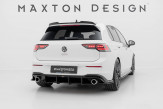 Maxton Design difúzor zadného nárazníka Street Pro VW Golf VIII GTI Ver.4 - červený