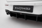 Maxton Design difúzor zadného nárazníka Street Pro VW Golf VIII GTI Ver.4 - červený