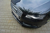 Maxton Design spoiler predného nárazníka AUDI A4 B8 pred FL Ver.1 - čierny lesklý