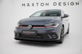 Maxton Design spoiler predného nárazníka Street Pro VW Polo AW GTI po FL - čierny 