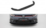 Maxton Design spoiler predného nárazníka Street Pro VW Polo AW GTI po FL - čierno červený 