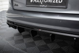 Maxton Design spoiler zadného nárazníka AUDI A6 / A6 S-Line / S6 C7 po FL Ver.2 - čierny lesklý