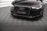 Maxton Design spoiler predného nárazníka AUDI A6 C7 pred FL Ver.2 - čierny lesklý