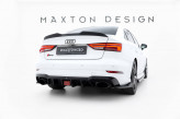 Maxton Design LED brzdové svetlo zadného nárazníka AUDI RS3 8V Sedan - čierny lesklý  