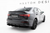 Maxton Design difúzor zadného nárazníka Street Pro AUDI A3 8Y Sedan - červený 