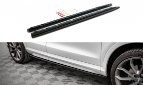 Maxton Design bočné prahové lišty AUDI Q3 8U Sport po FL - čierny lesklý