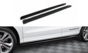 Maxton Design bočné prahové lišty AUDI Q3 S-Line 8U - čierny lesklý