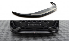 Maxton Design spoiler predného nárazníka AUDI Q3 F3 Sportback Ver.1 - čierny lesklý