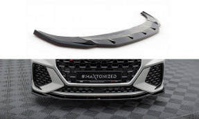 Maxton Design spoiler predného nárazníka AUDI RSQ3 F3 Ver.2 - čierny lesklý