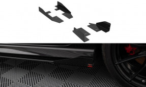 Maxton Design krídielka bočných prahových líšt AUDI RS3 8V po FL Sedan - čierny lesklý
