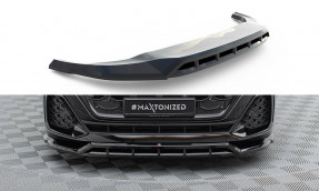 Maxton Design spoiler predného nárazníka AUDI SQ8 / Q8 S-Line po FL - čierny lesklý  