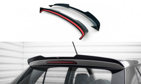 Maxton Design predĺženie strešného spoilera ŠKODA Fabia III Hatchback pred FL - čierny lesklý