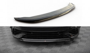 Maxton Design spoiler predného nárazníka VW Golf VIII R Ver.7 - čierny lesklý