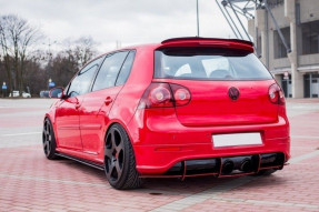 Maxton Design difúzor zadného nárazníka VW Golf V R32 CUPRA - čierny lesklý