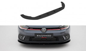 Maxton Design spoiler predného nárazníka Street Pro VW Polo AW GTI po FL - čierny 